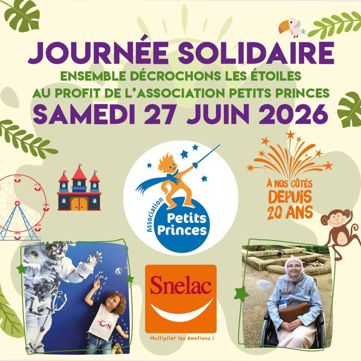 Vulcania devient partenaire de l'association Petits Princes ! Pour chaque entrée le 27 Juin, 0,50 € sera reversé à l'association !